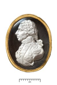Amiral Lord Nelson guldring, ca 1820 (guld och sulfid) av John after De Vaere