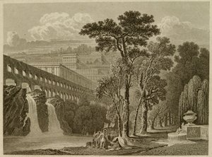 Alexander och Diogenes, graverad av Edward Francis Finden (1791-1857)