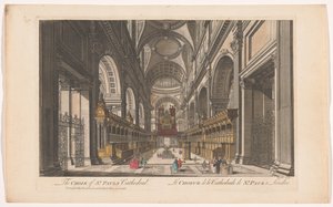 Utsikt över kören i Saint Paul