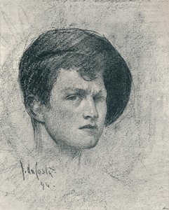 Ett självporträtt av John da Costa, c1895