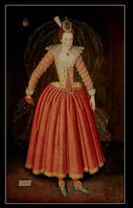 Lucy Harrington, grevinna av Bedford, i en maskeraddräkt designad av Inigo Jones, 1606