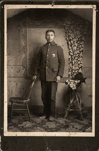 John Hinshaka, Cherry Creek, South Dakota, 1890 (albumintryck) av Johnson Brothers
