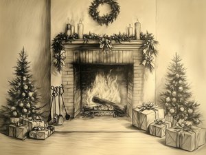 Mysig julkamin av Jolly and Dash