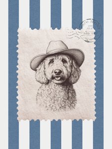 Doodle Dog Cowboy-stämpel