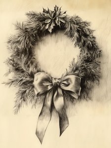 Elegant julkrans av Jolly and Dash