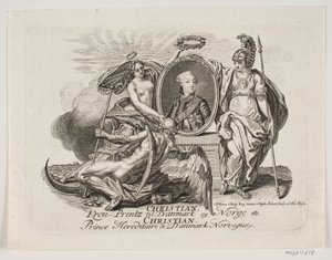 Christian VII som kronprins av Jonas Haas