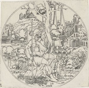 Saturnus Bottoms of Bowls: Landscapes with bibliska och mytologiska skildringar (serietitel) av Jonas Silber