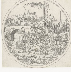 Silenus Bottoms of Bowls: Landscapes with bibliska och mytologiska skildringar (serietitel) av Jonas Silber