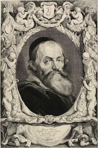 Porträtt av Hendrik Goltzius av Jonas Suyderhoef