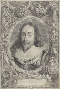 Porträtt av Karl I, kung av England av Jonas Suyderhoef