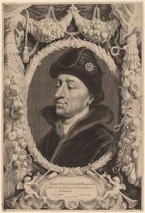 Johannes den orädde, hertig av Bourgogne av Jonas Suyderhoff after Pieter Claesz Soutman