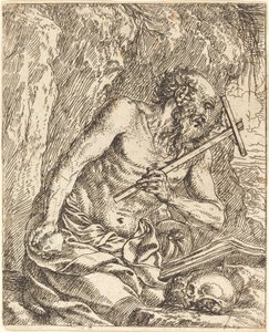 Sankt Jerome Penitent av Jonas Umbach