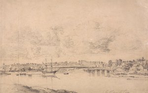 Southampton och Northam från floden Itchen av Jonathan Fisher