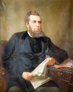 Porträtt av John Skirrow Wright 1823-1880, 1880.