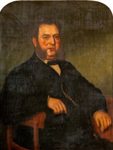 Porträtt av George Haynes, 1850-1900.