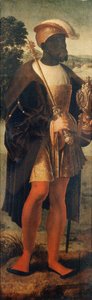 Balthazar, den moriske kungen, ca 1525 (olja på pannå)