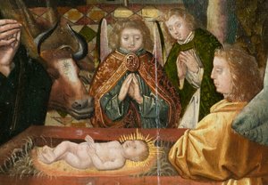 Triptyk från Betlehem, cirka 1540 (målning på trä)