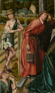 Triptyk från Betlehem, cirka 1540 (målning på trä)
