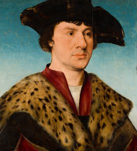 Porträtt av en man av Joos van Cleve