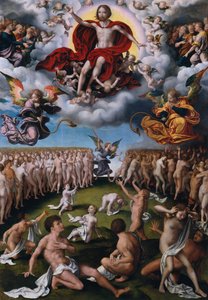 Den sista domen, ca. 1520-25. av Joos van Cleve