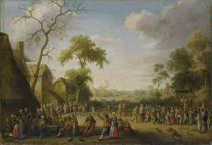 Byscen, 1637 av Joost Cornelisz. Droochsloot