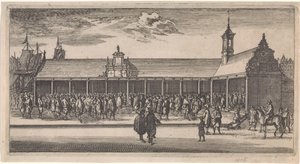 Utsikt över börsen i Rotterdam Vykort (serietitel)