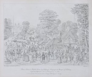 Fest på Horseydown ca 1590 av Joris Hoefnagel