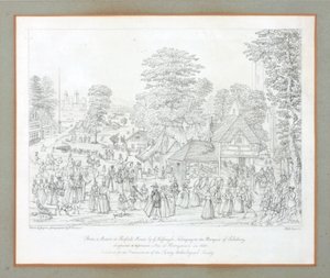 Fete at Horseydown in c.1590  av Joris Hoefnagel