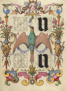 Anleitung zum Konstruieren der Buchstaben u und v