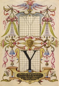 Ungerska - Guide för att konstruera bokstaven Y - Google Art Project av Joris Hoefnagel