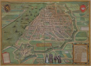 Karta över Antwerpen, från 