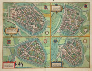 Karta över Arnhem, Velmo, Gelre och Ruerm, från 