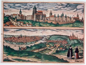Utsikt över Prag, c1572 av Joris Hoefnagel