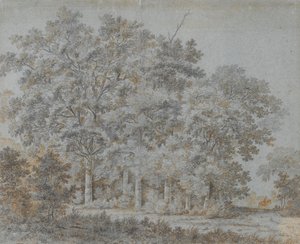 Skog och ryttare av Joris van der Hagen