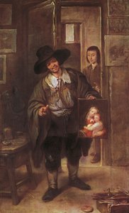 Studioscen, efter 1670 (olja på duk)