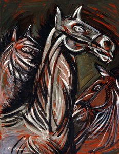 hästar; Hästar av José Clemente Orozco