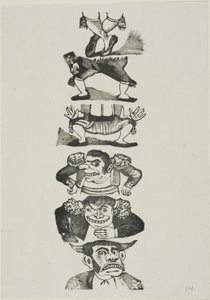 Tjurfäktare av José Guadalupe Posada