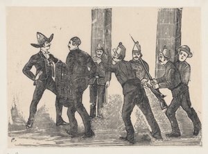 Avrättning av Jesus Bruno Martinez, 1892., 1892. av José Guadalupe Posada