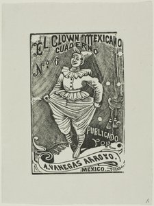 Mexikansk clown, nr 6 av José Guadalupe Posada