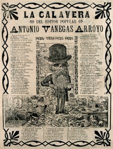 Populär gravyr av Jose Guadalupe Posada av José Guadalupe Posada