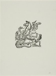 Sankt Georg av José Guadalupe Posada