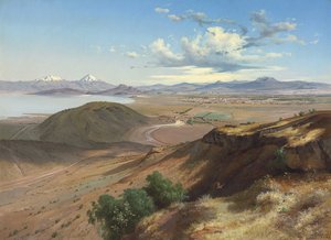 Mexikos dal från Hill of Saint Isabel, 1892
