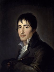 Porträtt av poeten Manuel José Quintana 1772-1857, 1806. av José Ribelles y Helip