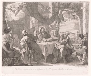 Måltid i Emmaus av José del Castillo