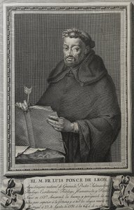 Barcelon, Juan (1739-1801). Porträtt av Fray Luis de Leon. 1791. (36 x 23