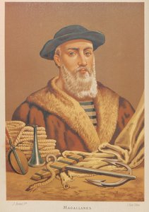 Porträtt av Ferdinand Magellan 1470-1521, 1879.