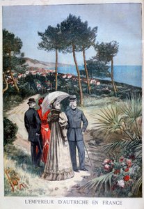 Franz Josef I, kejsare av Österrike, på besök i Frankrike, 1894
