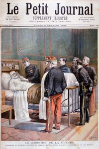 Den franske krigsministern ger en militär dekoration, 1894