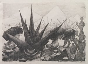 Indianer och Magneyväxter av José Clemente Orozco