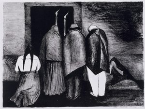 Requiem av José Clemente Orozco